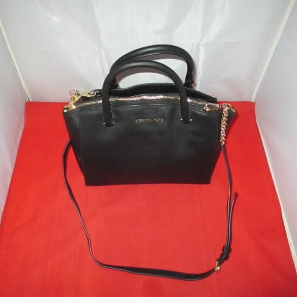 Michael Kors Ellis Saffiano Leather Satchel - Picture 5 of 13